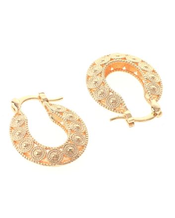 Gold Plated Hoop Earrings
