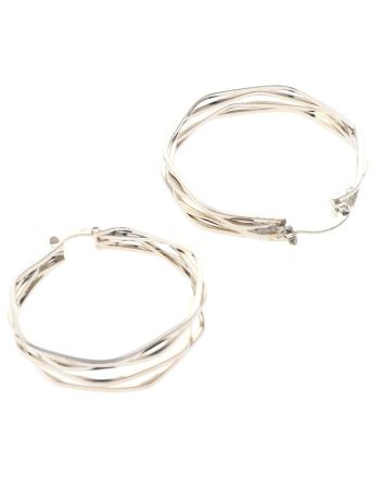 Silver Plated Hoop Earrings