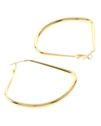 Gold Plated Hoop Earrings