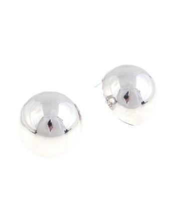 Rhodium Plated Stud  Earrings