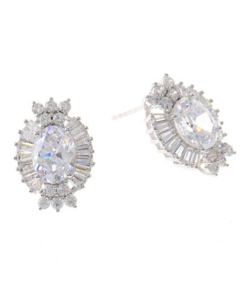 Cubic Zirconia Stud Earrings