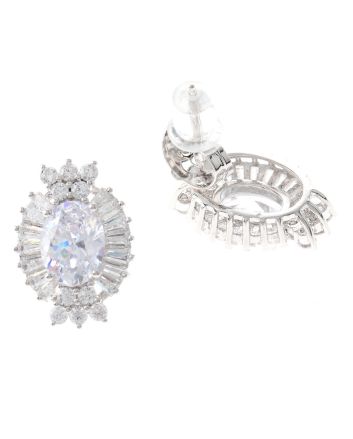 Cubic Zirconia Stud Earrings