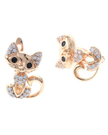 Cubic Zirconia Hoop Earrings
