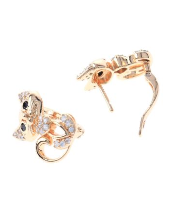 Cubic Zirconia Hoop Earrings