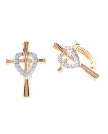 Cubic Zirconia Hoop Earrings