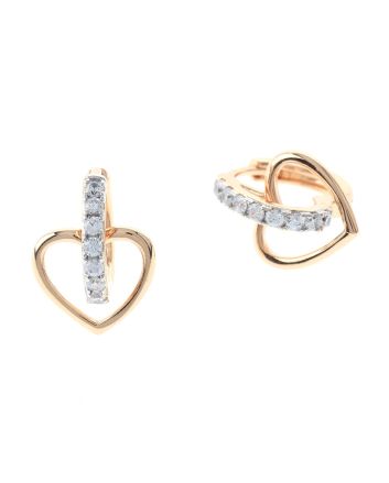 Cubic Zirconia Hoop Earrings