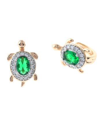 Cubic Zirconia Hoop Earrings