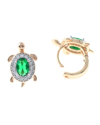 Cubic Zirconia Hoop Earrings