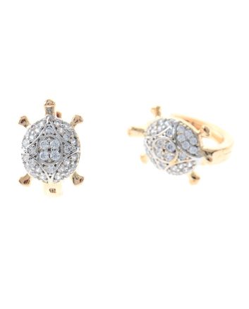 Cubic Zirconia Hoop Earrings