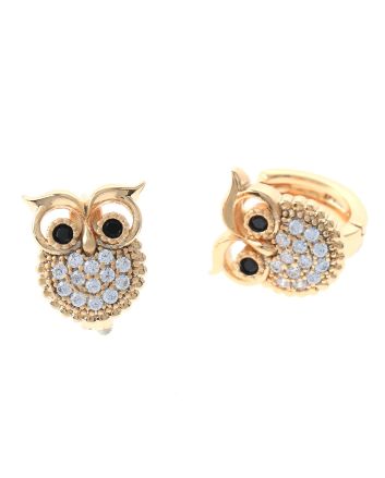 Cubic Zirconia Hoop Earrings