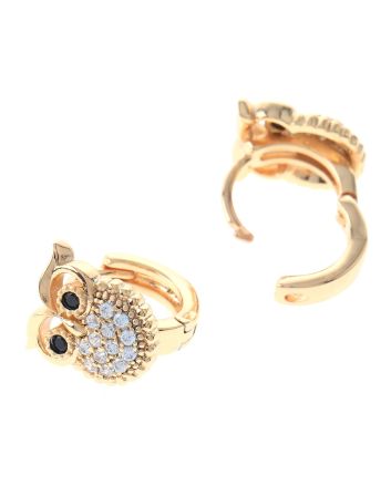Cubic Zirconia Hoop Earrings