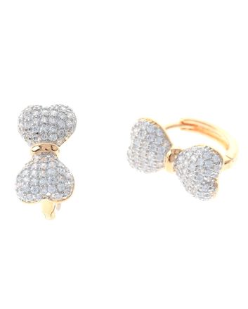 Cubic Zirconia Hoop Earrings