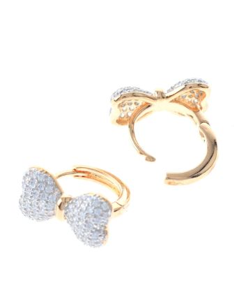 Cubic Zirconia Hoop Earrings
