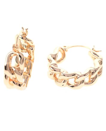 Gold Plated Hoop Earrings