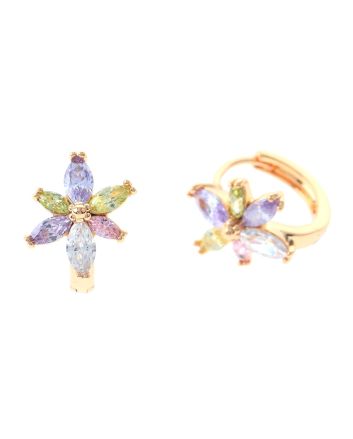Cubic Zirconia Hoop Earrings
