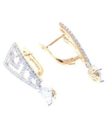 Cubic Zirconia Post Earrings
