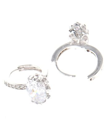 Cubic Zirconia Hoop Earrings
