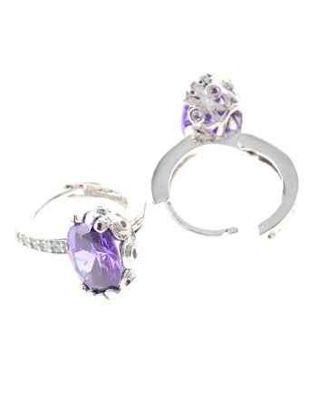 Cubic Zirconia Hoop Earrings