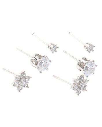 Cubic Zirconia Stud Earrings