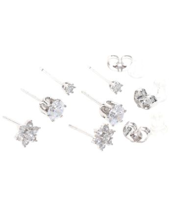 Cubic Zirconia Stud Earrings