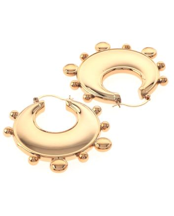 Gold Plated Hoop Earrings