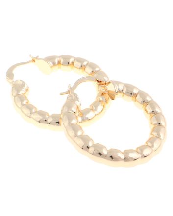 Gold Plated Hoop Earrings