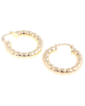 Gold Plated Hoop Earrings
