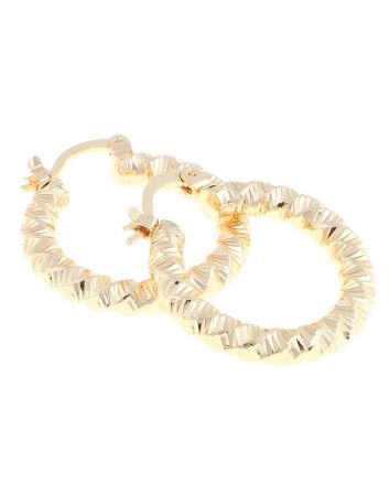 Gold Plated Hoop Earrings