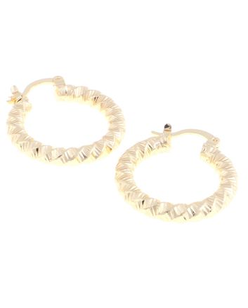Gold Plated Hoop Earrings