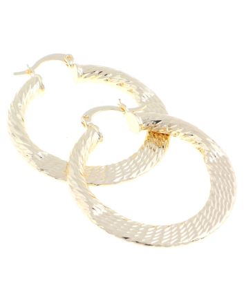 Gold Plated Hoop Earrings