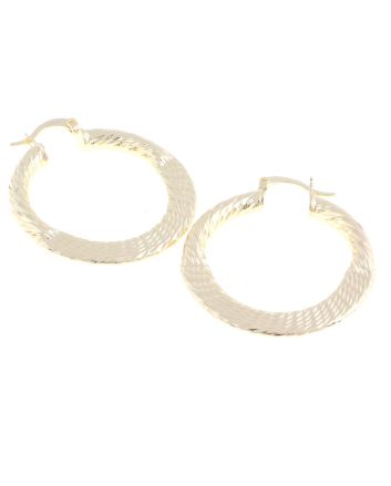 Gold Plated Hoop Earrings