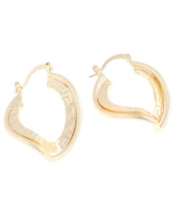 Gold Plated Hoop Earrings
