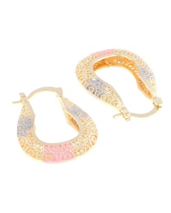 Gold Plated Hoop Earrings