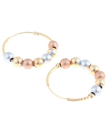 Gold Plated Hoop Earrings