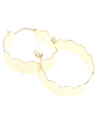 Gold Plated Hoop Earrings