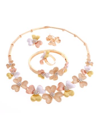 Gold Plated Necklace Set