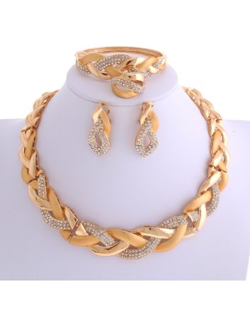 Gold Plated Necklace Set