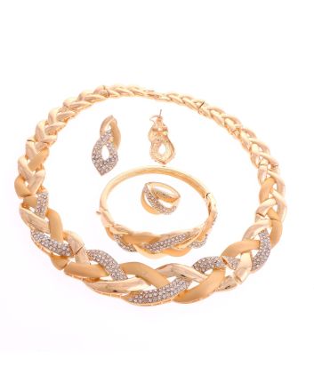 Gold Plated Necklace Set