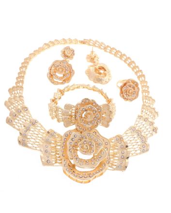 Gold Plated Necklace Set