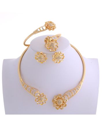 Gold Plated Necklace Set