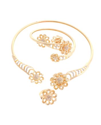 Gold Plated Necklace Set