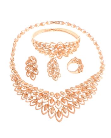 Gold Plated Necklace Set