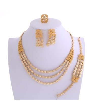 Gold Plated Necklace Set