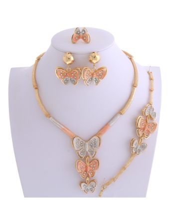 Gold Plated Necklace Set