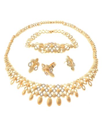 Gold Plated Necklace Set