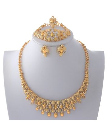 Gold Plated Necklace Set