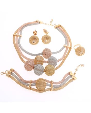 Gold Plated Necklace Set