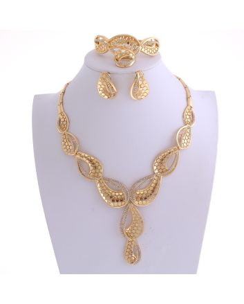 Gold Plated Necklace Set