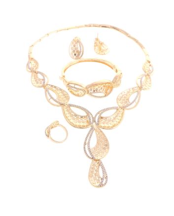 Gold Plated Necklace Set