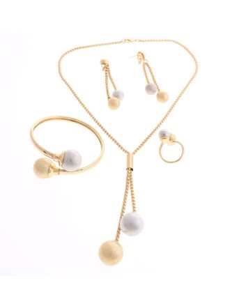 Gold Plated Necklace Set
